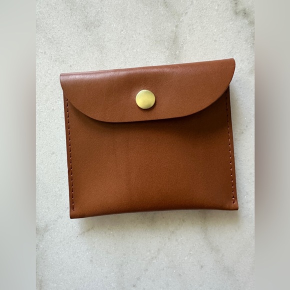 Teddi Joelle Handbags - Teddi Joelle-Brown Leather Snap Wallet